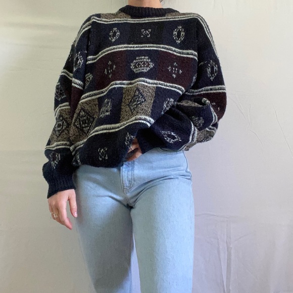 Bugle Boy Sweaters - vintage knit sweater